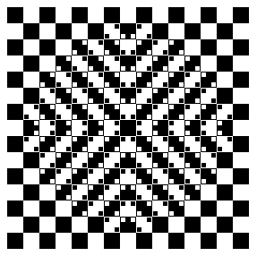 Optical illusion - straight lines
