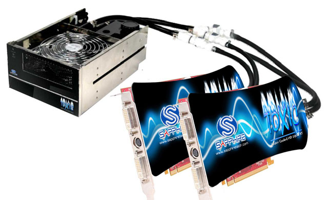 HD 2900 XT in Crossfire mode - water-cooling