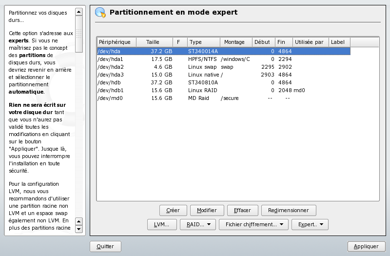 YAST - RAID array with one missing drive