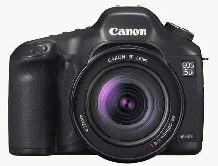 Canon EOS 5D Mk II - front
