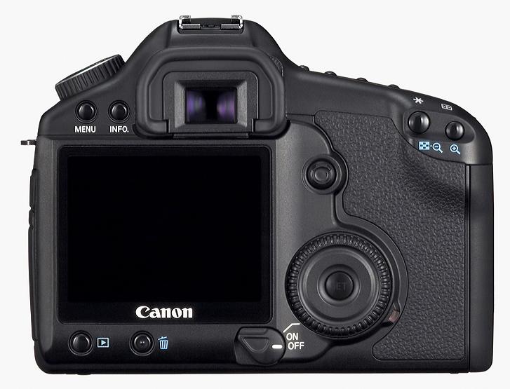 Canon EOS 5D Mk II - back