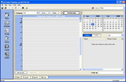 Palm Desktop software v6.2