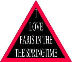 Optical illusion - Paris in the the Springtime