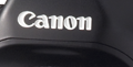 Canon logo on camera