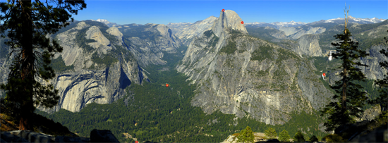 Yosemite park - Click to get 17-Giga-Pixel zoom