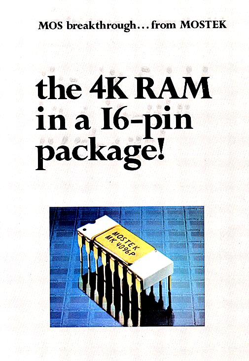 The invention of big RAM memory