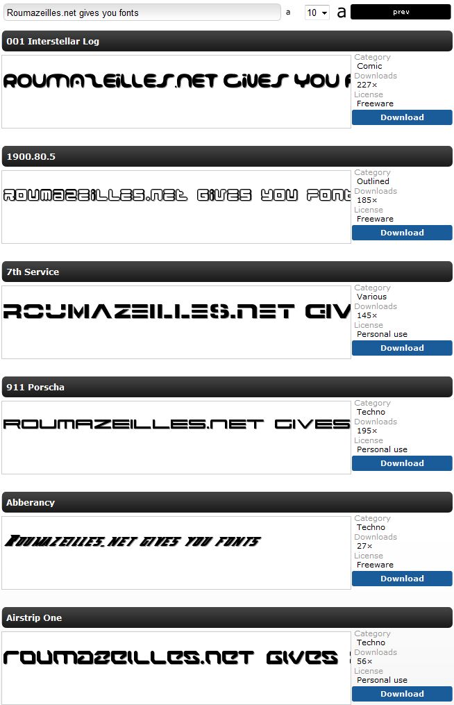 fontpark.net