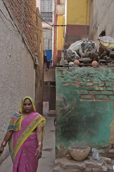 Little street of New Delhi