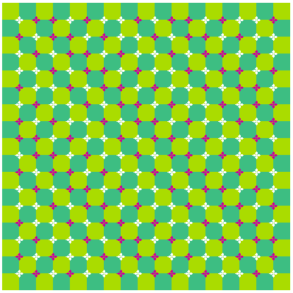 A wave of an optical illusion