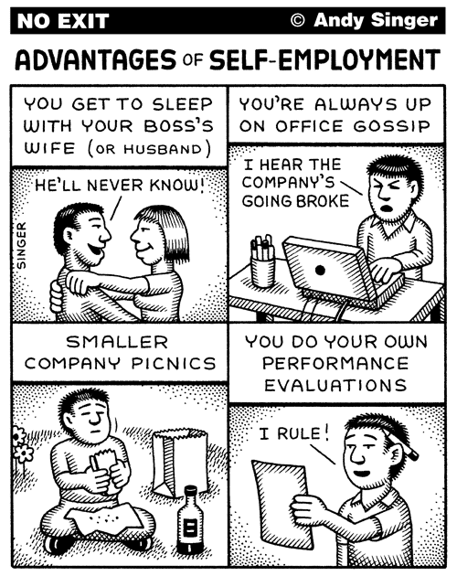 The advantages of self-employment