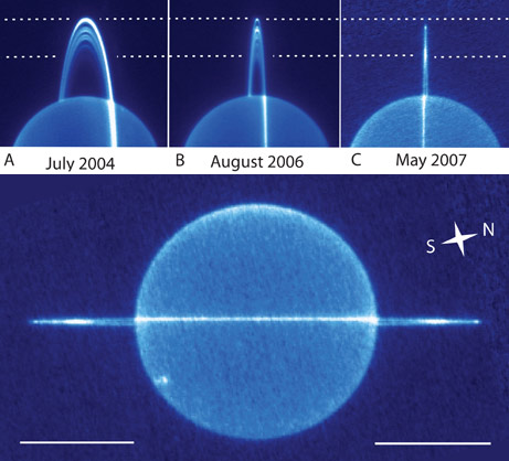 Dark side of Uranus