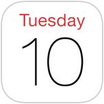 iOS calendar