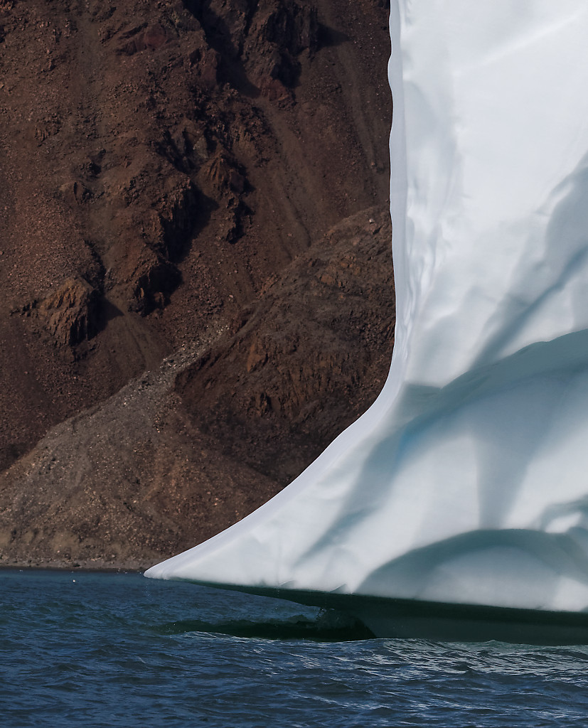 Icebergs abstract art