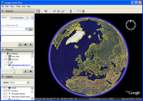 Google Earth - screen shot