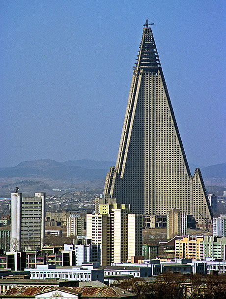 Ryugyong Hotel in Pyongyang