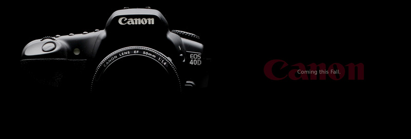 Canon EOS 40D, ça vient