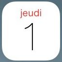 Calendrier par défaut dans iOS