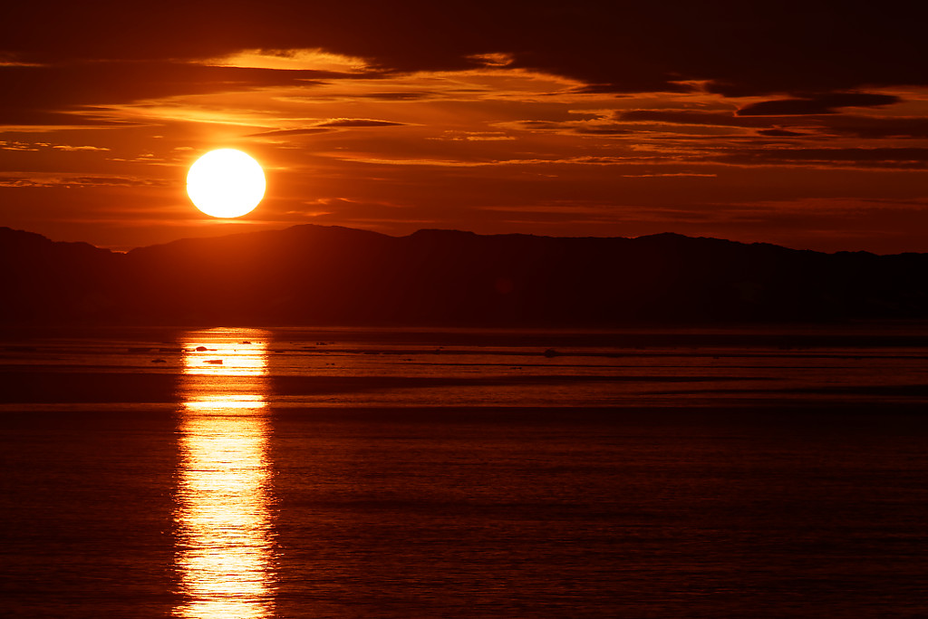 Coucher de soleil à Iqaluit