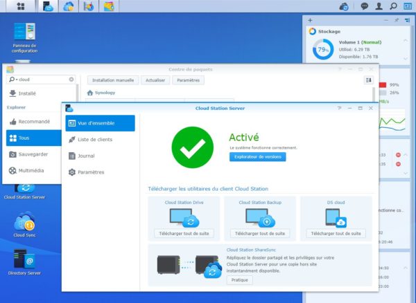 Applications cloud pour Synology