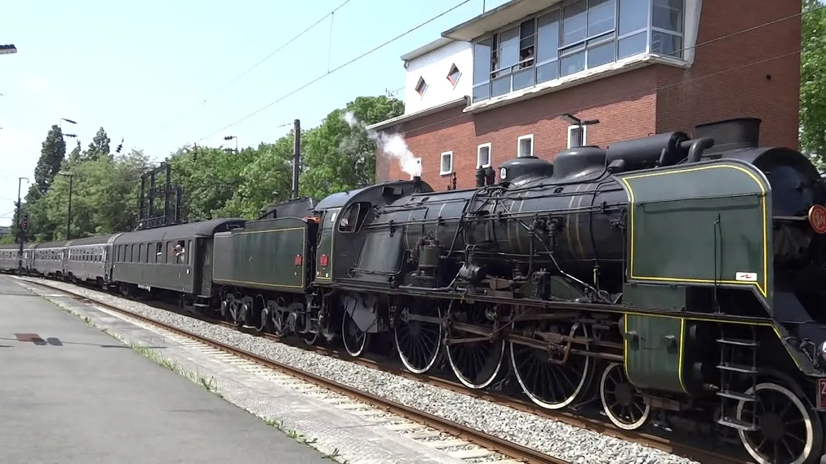 Trois trains à vapeur encore en activité