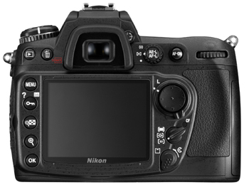 Nikon D300 - rear view